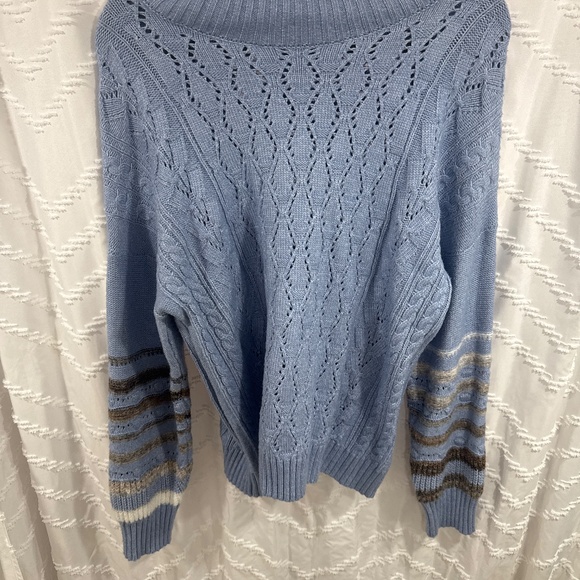 Blue Christian Siriano sweater - Picture 2 of 4